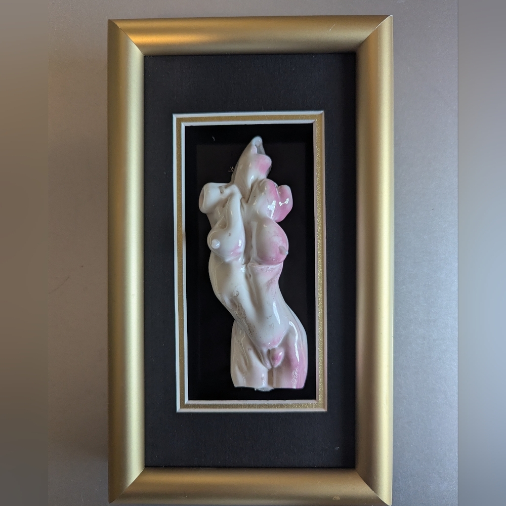 🗽 Hand blown Women's Torso In Frame